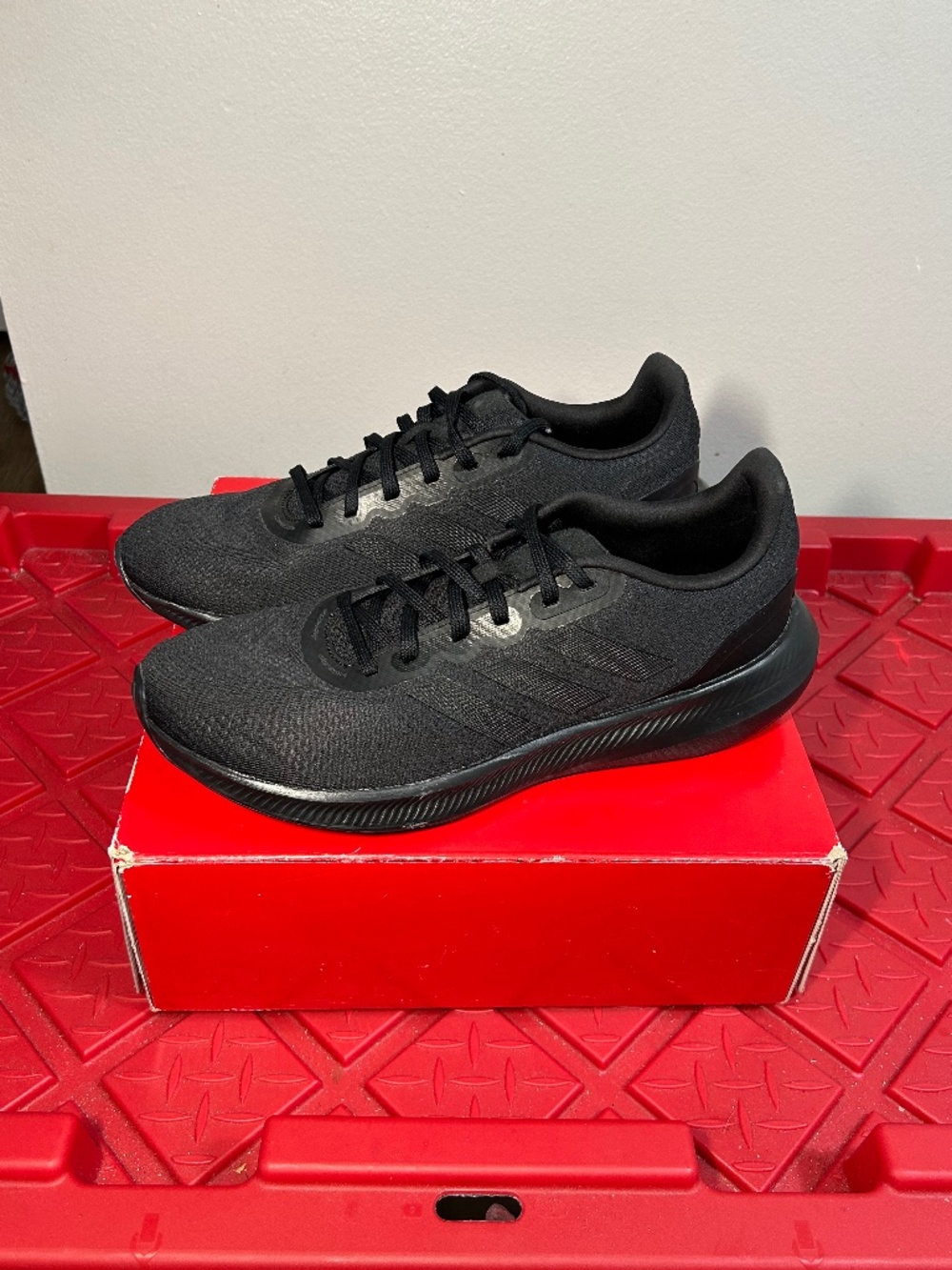 Adidas Run Falcon 5 Men's Running Shoe Black Sneakers Athletic Size 11M